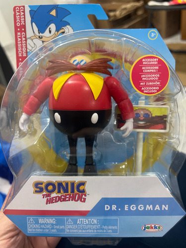 Dr Eggman Classic Sonic Jakks 4 Pulgadas Figura Acción