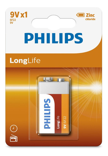 Bateria 9 Volt Philips Long Life - Consulte Precio Por Mayor