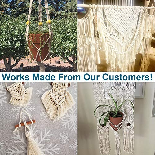 Imagen 5 de 7 de Cordon Macrame 4mm X 150yards | Cuerda De Macramé 100%