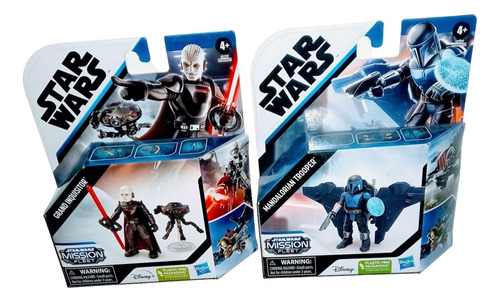 Star Wars Mission Fleet Mandalorian Trooper + Inquisitor