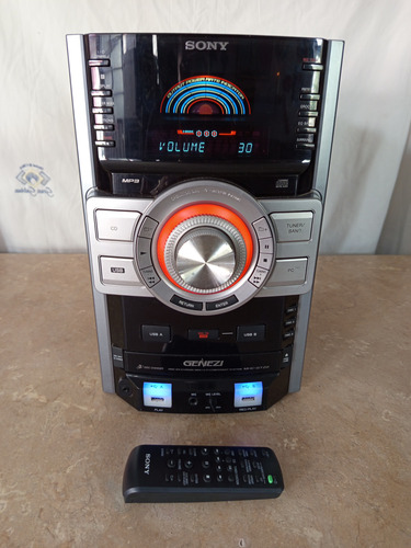 Módular Cerebro Sony Genezi Gtz2 Solo Auxiliar Y Doble Usb Negro 190 W (Usado)
