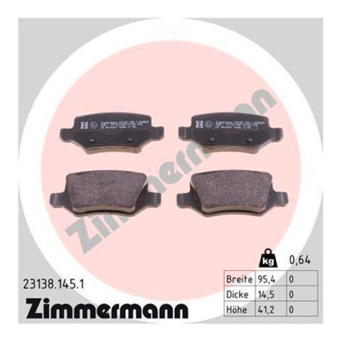 Pastilhas De Freio Tras. Mercedes A200 2004-2013 W169