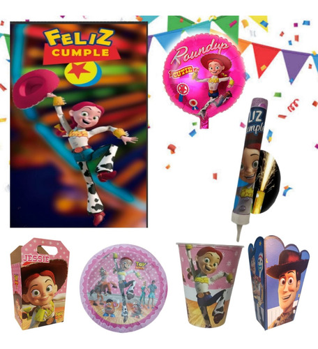 Jessie Toy Story Artículos De Fiesta Paquete Especial 50