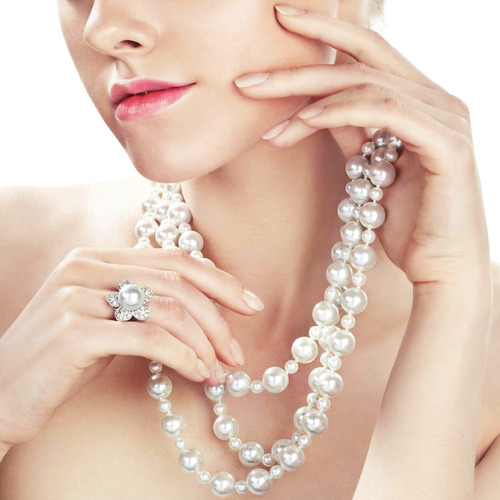 Set De Perlas Sintéticas Para Hacer Joyas Con Perlas Blancas