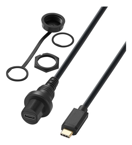 Cable De Datos Usb 3.1 Tipo C Extensor Usb 1 Metro De Largo