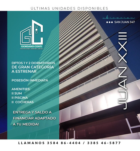 Departamento De 1y2 Dormitorio En Venta