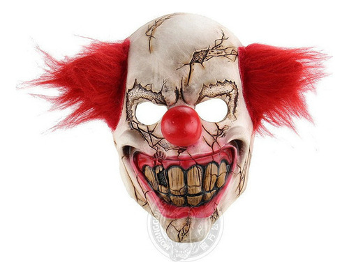 Mascarillas Látex Halloween Payaso Cara De Fantasma De Miedo