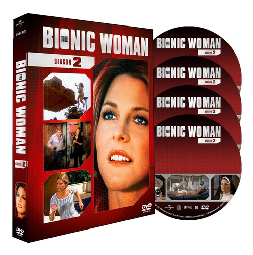 Dvd Mulher Biônica - As 3 Temporadas Completas - 11 Dvds