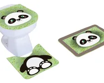 Comprar Jogo Conjunto Tapetes De Banheiro 3 Peças Divertido Panda