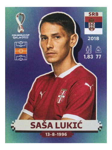 Figurinhas Avulsa Sérvia (srb) Panini Copa Do Mundo 2022