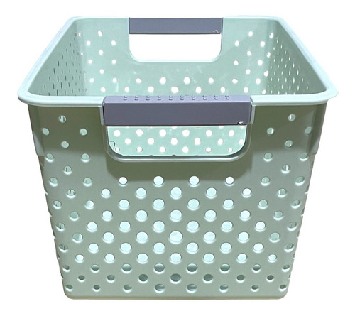 Imagen 2 de 4 de Cesta Organizador Plástico Hogar Baño Lavandería Rectangular