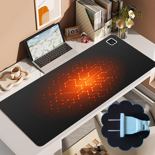 Para Tapete De Mesa Calefactor Alfombrilla De Mesa Alargada