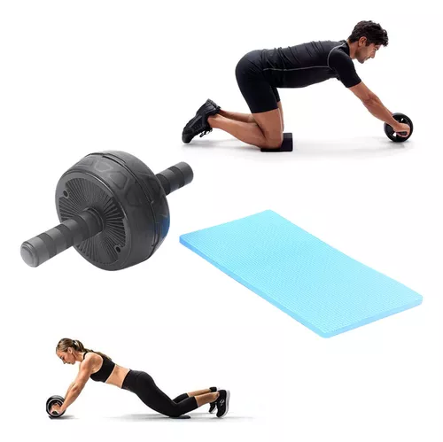 Rueda Abdominales + Mini Mat De Regalo Entrenamiento Gym