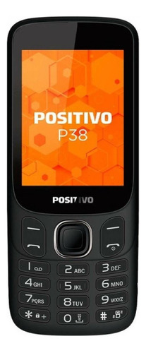 Positivo P38 Dual SIM 64 MB preto 128 MB RAM