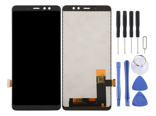 Media Pantalla Lcd Incell Negra For Galaxy A8+ (2018) A730f