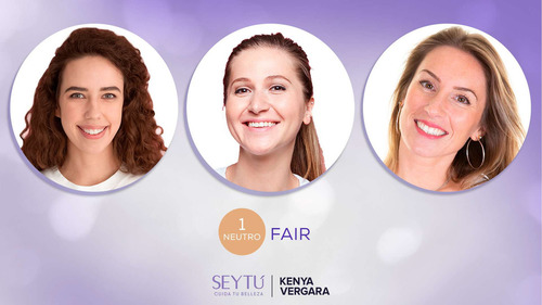 Base de maquillaje Seytú Líquido FPS15 resistente al agua y al sudor