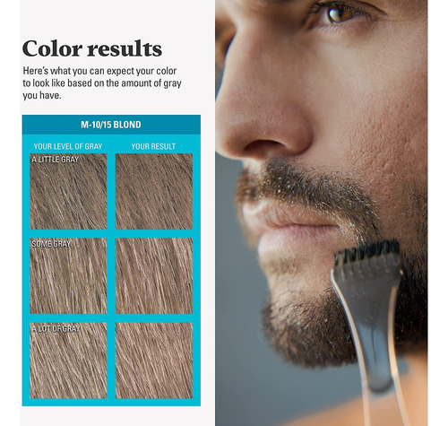 Beard Coloring Just For Men Mustache & Beard Real Black M-55
