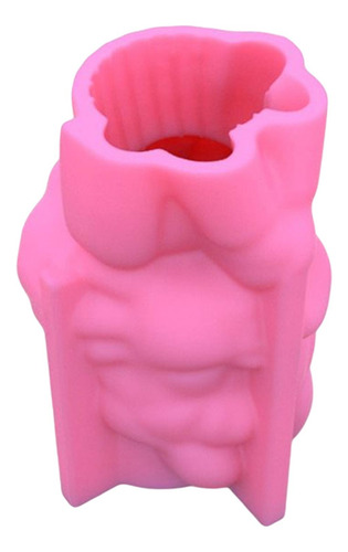 Decoración 3d Maceta De Hormigón Fondant Molde De Silicona