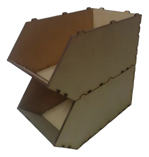Gavetas Apilables De Fibrofacil Mdf X10 Unidades