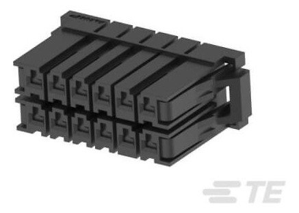 3pc Te Amp 1-917659-6 Dynamic 3200 D/row Rec Hsg 12p Dde