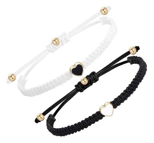 2pz Pareja Pulsera Amor Cientos Conjunto, Regalo De Amistad