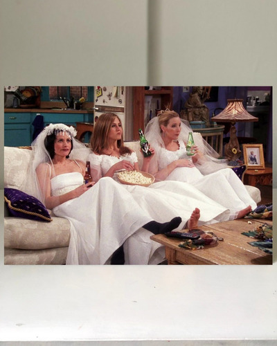 Friends Monica Rachel Phoebe Cuadro Personalizado 20x30cm 