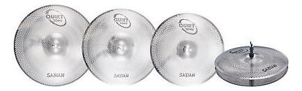 Sabian Qtpc504 Quiet Tone Cymbal Pack W/ 14  Hi Hats, 16 Eea