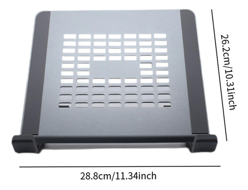 Estante Para Computadora Portátil, Estable, Multiusos, Gris