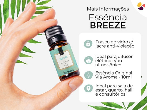 Kit 3 Essências Lavanda Flor De Cerejeira Breeze