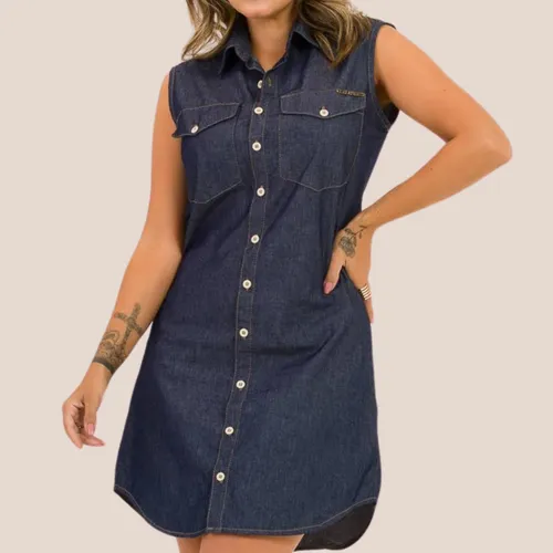 Vestido hotsell jeans acr