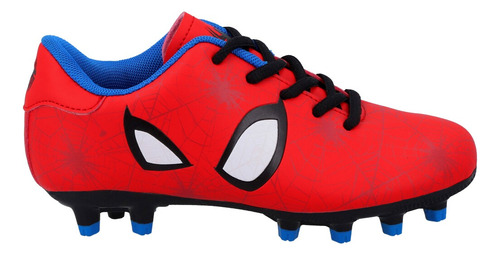 Zapatos De Fútbol Cara De Spider-man Rojo Marvel Olymphus