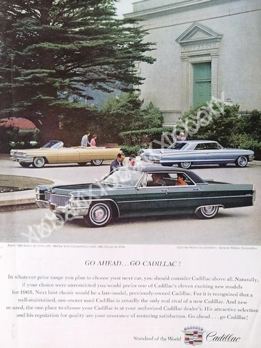 Cartel Retro Autos Cadillac Deville 1962-1964 /616