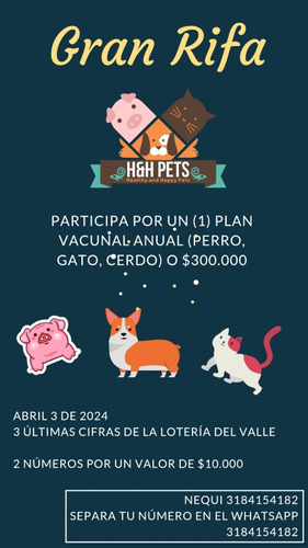 Gran Rifa Para Los Peludos De La Casa En La Ciudad De Cali 