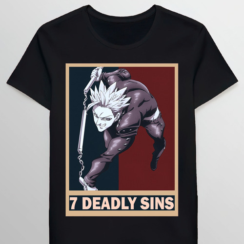 Remera Ban Fox Sin Of Greed Seven Deadly Sins Nanat 99308605