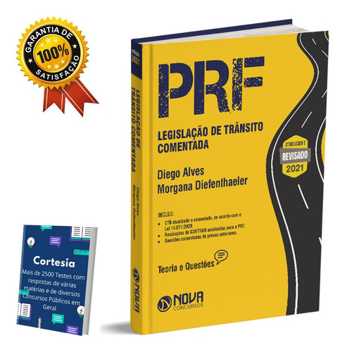 Livro Legislação De Trânsito Comentada Para Prf