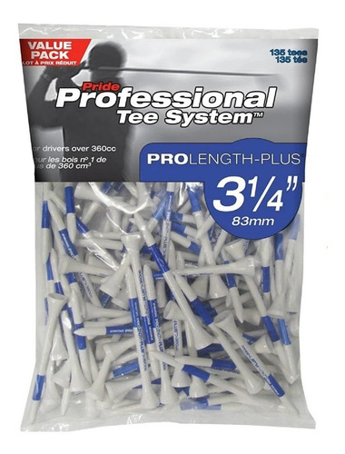 Imagen 2 de 3 de Tee Golf Pride Madera Para Golf Diferentes Medidas