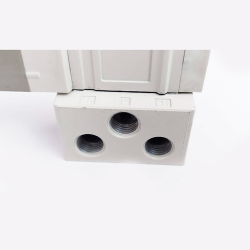Electrovalvula 5/2 Puertos 1/8 Placa Base 220 V Sy3140-4dz