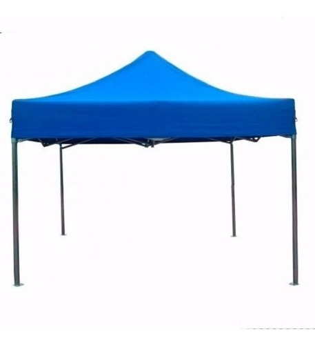 Toldo Plegable 3x3 Metros. Color Azul