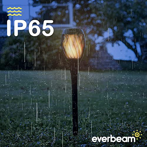Linterna Solar Parpadeante Con Llama Everbeam P2: Luz Solar