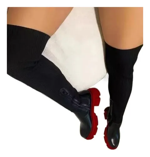 Bota over tipo meia sales