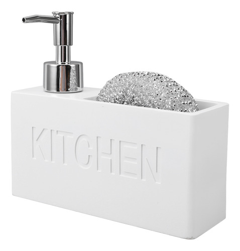 Dispensador De Jabón De Cocina, Esponja De Acero, Bomba, Bom
