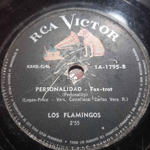 Pasta Los Flamingos Rca Victor C332