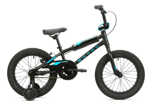 Bicicleta Para Niños Haro Shredder R16 Con Rueditas Negra Negro Único