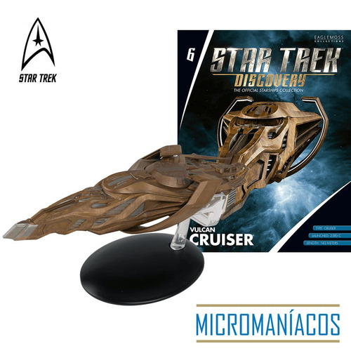 Imagem 1 de 5 de Vulcan Cruiser Star Trek Eaglemoss - Frete Grátis
