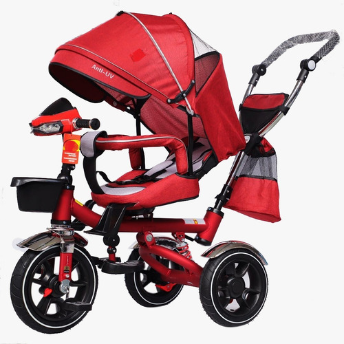 Triciclo Para Bebe/niños 6m-6años,silla Reclinable,giratorio