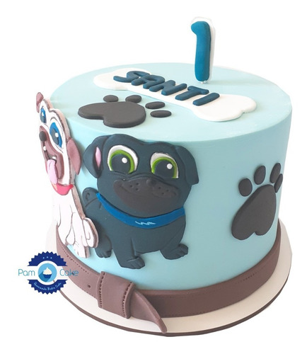 Torta Artesanal Puppy Dog Pals Perro Perritos