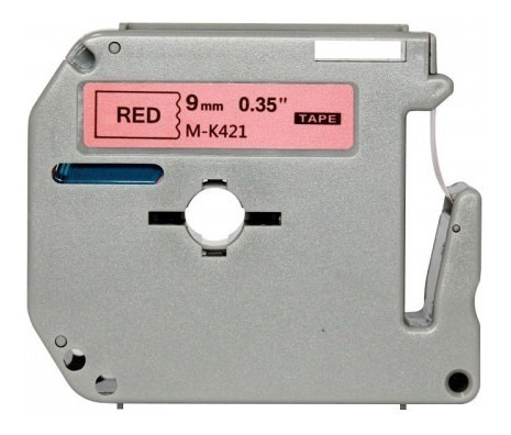 Imagem 10 de 10 de Fita Compativel Para M-k431 Brother Pt-80 Pt-90 Vermelho