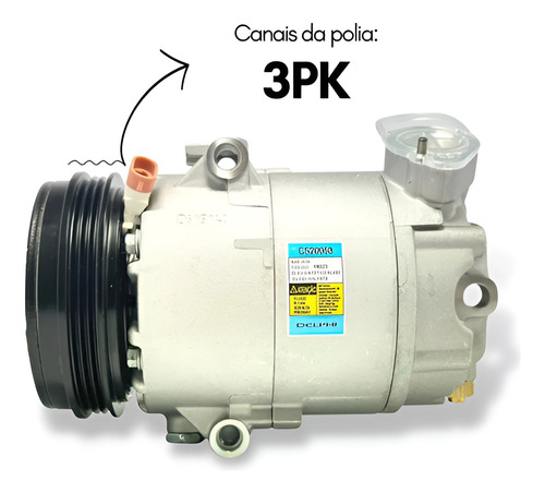 Compressor Ar Saveiro 1.6 2009 A 2015 Original Delphi
