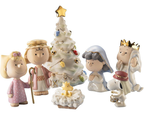 Figuras De 7 Piezas Para Desfiles De Navidad De Peanuts