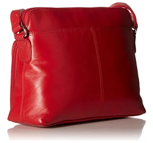 Ili new york 6333 leather hotsell shoulder handbag with side organizer